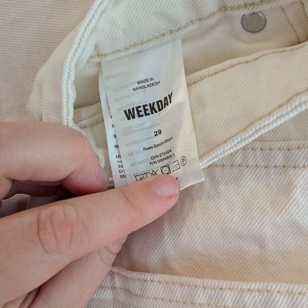 Weekday Jean Shorts - Picture 4 of 5